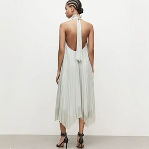 All Saints Alaya Trapeze Halter Maxi Dress Size 8‎